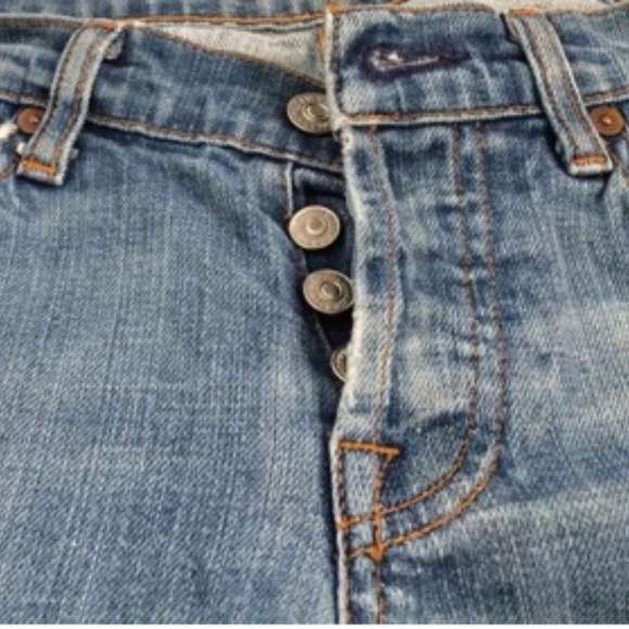 7 for all Mankind Boy Cut button fly jeans - Picture 3 of 8